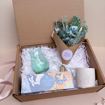 Blue Dried Flower Gift Hamper, 3 of 3