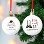 Personalised Elf Surveillance Bauble, thumbnail 3 of 5