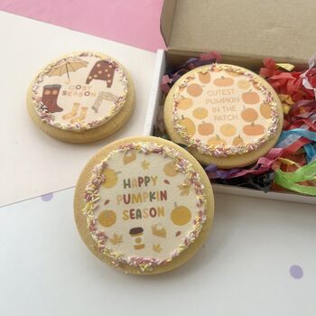 Autumn Biscuit Letterbox Card, 2 of 5