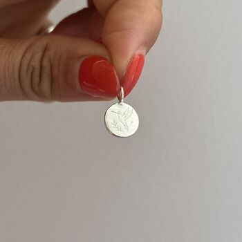 Hummingbird Sterling Silver Card And Charm Bracelet Gift, 3 of 4