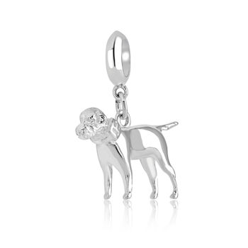 Border Terrier Charm Sterling Silver, 4 of 10