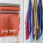 Personalised Soft Cotton Beach Towel, thumbnail 6 of 9