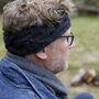 Fair Trade Cable Knit Wool Lined Earwarmer Headband, thumbnail 3 of 12