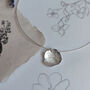 Large Rose Necklace Sterling Silver, thumbnail 6 of 8