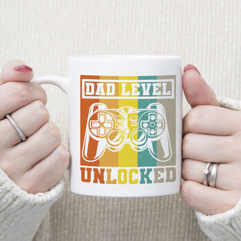 Dad Level Unlocked Gamers Mug, 3 of 5