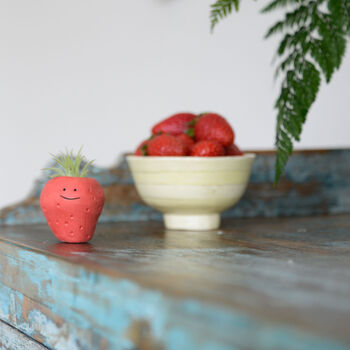 Strawberry Air Plant Holder Pot, 4 of 8