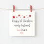 Happy First Christmas As My Husband Personalised Card, thumbnail 1 of 4