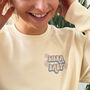 Personalised Motif Star Sign Baby Birthday Sweatshirt, thumbnail 9 of 9