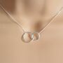 Infinity Friendship Necklace, thumbnail 4 of 6