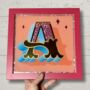 Gold Typography Wall Art 'Circus Letter A', thumbnail 9 of 9