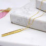 Personalised Solid Gold Bar Necklace, thumbnail 7 of 9