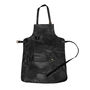 Personalised Full Grain Leather Apron In Black, thumbnail 2 of 9