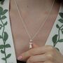 Sterling Silver Cat Necklace, thumbnail 4 of 8