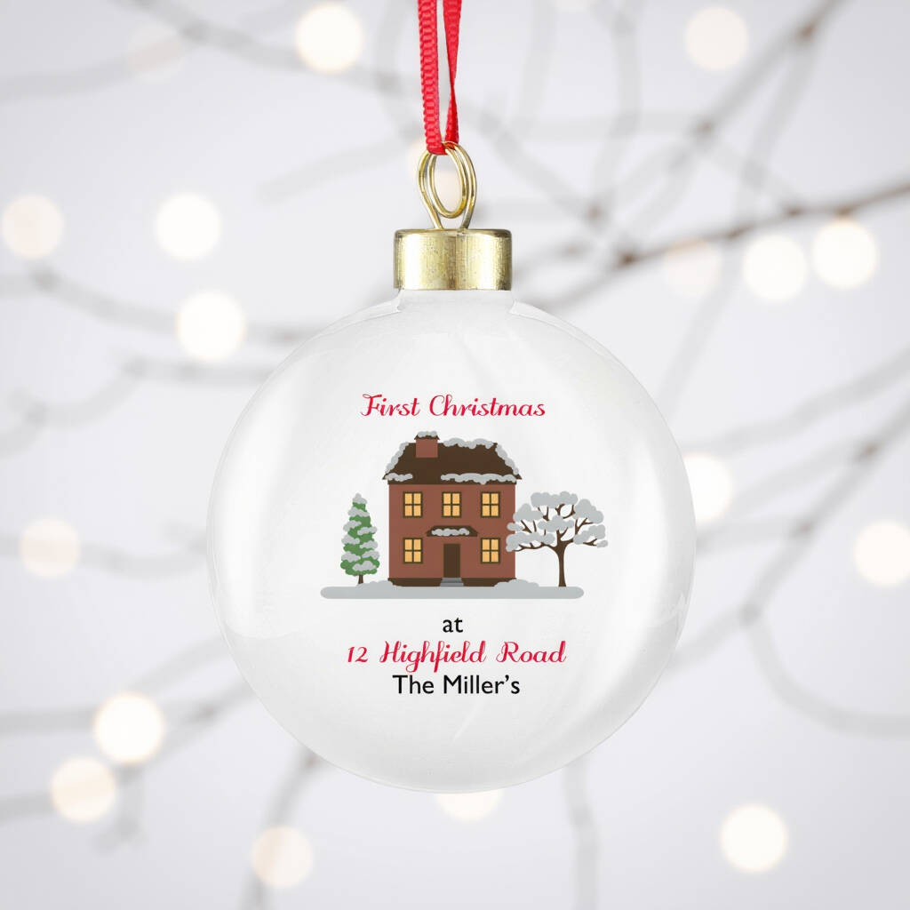 Personalised Cosy Christmas Bauble, 1 of 6