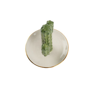 The Potting Shed Cactus Ring Holder Trinket Dish In Gift Box | Home Decor | Jewellery Holder, 5 of 7