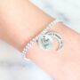 Sterling Silver I Love You To The Moon And Back Bracelet, thumbnail 1 of 7