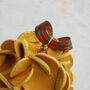 Yellow Leather Hydrangea Christmas Ball Ornament, thumbnail 4 of 4