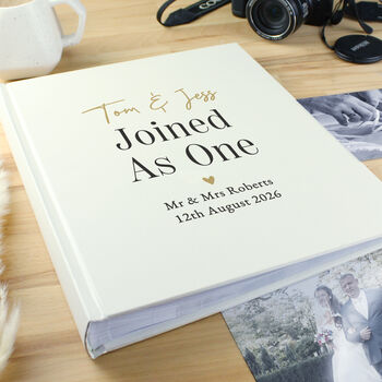 Personalised Traditional Wedding Photo Album For Couple, 2 of 5