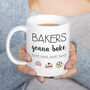 Bakers Gonna Bake Emoji Mug, thumbnail 1 of 8