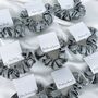 Grey Bridesmaid Satin Scrunchie, thumbnail 2 of 2