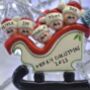 Personalised Family Sleigh Decoration, thumbnail 3 of 4