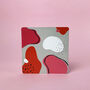 Abstract Patterned Hand Painted Concrete Coaster, thumbnail 3 of 3