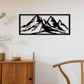 Mountain Range Wooden Art Peaks Of Home Elegance, 10 of 12