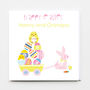 Happy Easter Family Greeting Card, thumbnail 1 of 3