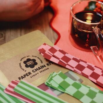 Tis The Season To Be Stripey | Christmas Paper Chain Kit, 3 of 10
