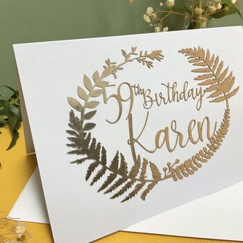Personalised Lasercut Birthday Card, 3 of 5