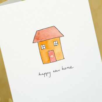 Personalised House Handmade New Home Card, 3 of 6