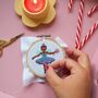 Christmas Fairy Mini Cross Stitch Kit, thumbnail 2 of 4