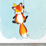 Fox Child's Birthday Choose Your Number Card, thumbnail 5 of 12