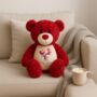 Personalised I Love U Large Red Teddy Bear, thumbnail 4 of 7