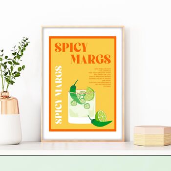 Spicy Margs Cocktail Print, 6 of 10