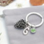 Personalised Pine Cone Keyring, Nature Lover Gift, thumbnail 5 of 7