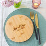 Personalised Round Chopping Board, thumbnail 1 of 5