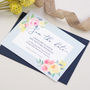 Caroline Floral Wedding Save The Date Card, thumbnail 1 of 1