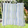 Tenby Stripe Cotton Alfresco Mattress Box Cushions, thumbnail 3 of 5