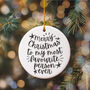 Merry Christmas To My Most Favourite Person Ever Ceramic Keepsake, thumbnail 1 of 3