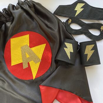 Personalised Superhero Cape With Letter, 11 of 12