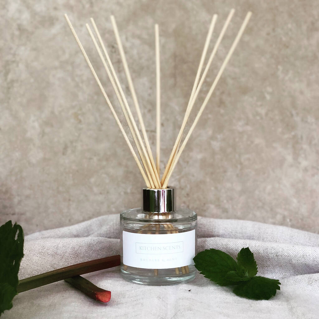 Rhubarb And Mint Reed Diffusers By Kitchen Scents