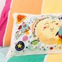 Outer Space Themed Personalised Kids Cushion, thumbnail 5 of 7