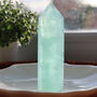 Green Fluorite Tower With Optional Mini Crystal, thumbnail 2 of 8