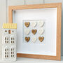 18th Porcelain Anniversary Ceramic Love Hearts, thumbnail 1 of 4