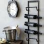 Industrial Style Metal Wine Rack, thumbnail 1 of 4