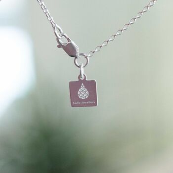 Cornish Sea Glass Pendant Aqua, 8 of 8