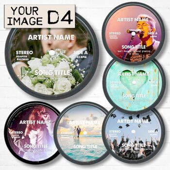 Vinyl Record Valentine's Personalised Coaster | Wife | Husband| Romance | Boyfriend | Girlfriend, 9 of 9