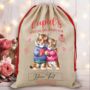 Personalised Valentine Animal Couple Love Heart Cupid Sack, thumbnail 11 of 12