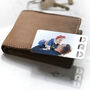 Personalised Photo With Dad Cut Out Metal Wallet Card, thumbnail 1 of 2